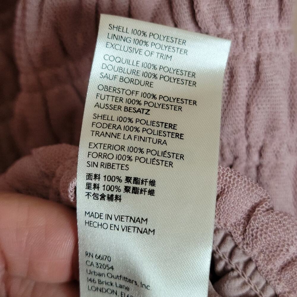 NWT Anthropologie Smocked Cami in Rose, Sz L - Picture 9 of 12